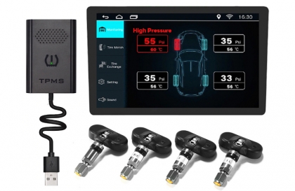 Cảm biến áp suất lốp ô tô TPMS là gì? Nên mua cảm biến van trong hay ngoài?